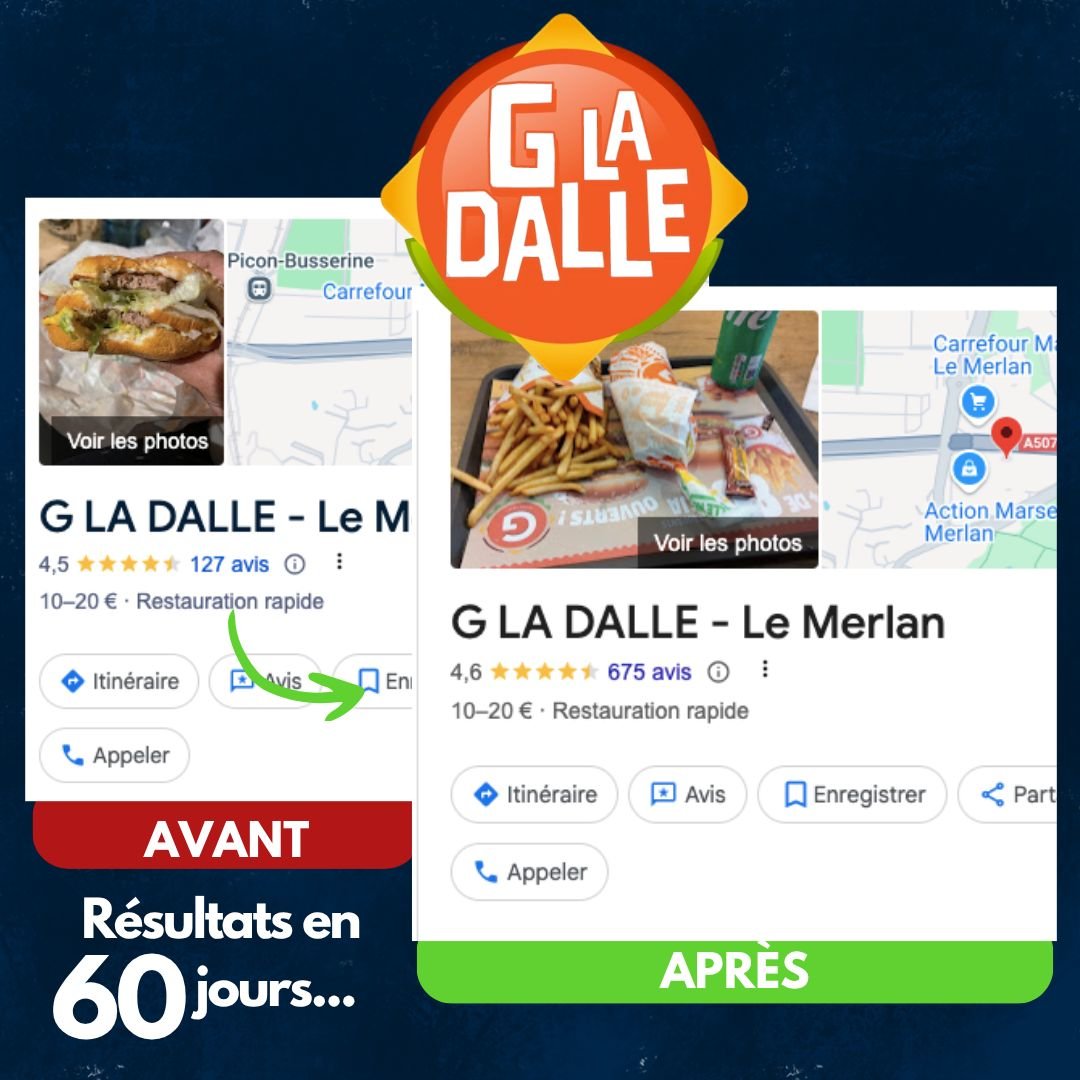 G La Dalle - 127 a 675 avis en 60 jours